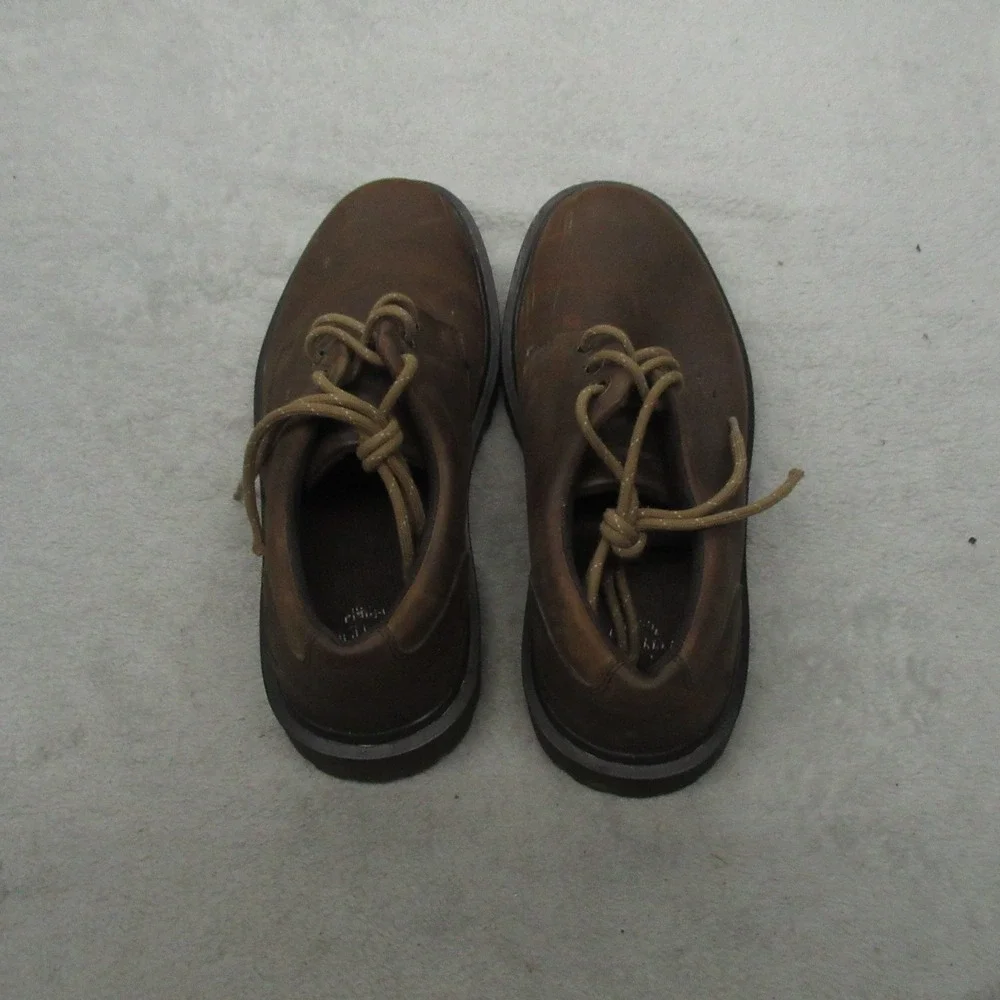 Dr. Martens Kent Unisex M9 W10 Oxford Shoes Brown Leather Lace Up Lug‎ Sole